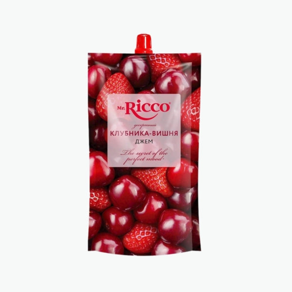 Mr.Ricco Brotaufstrich aus Erdbeeren  und Kirschen