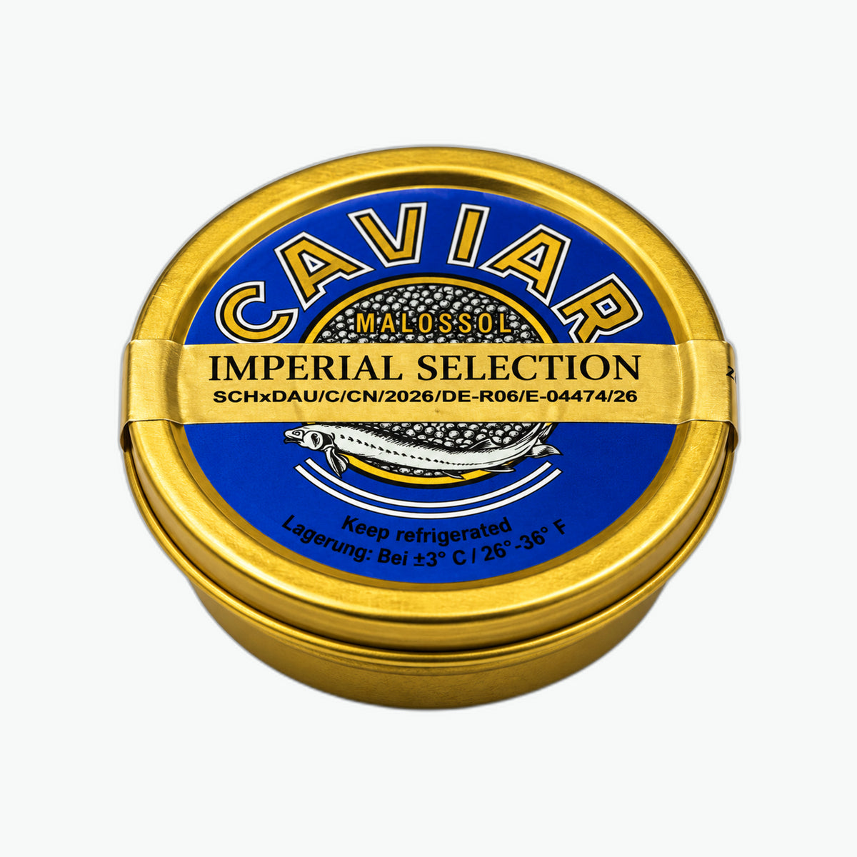Geschlossene Dose Imperial Selection Kaviar