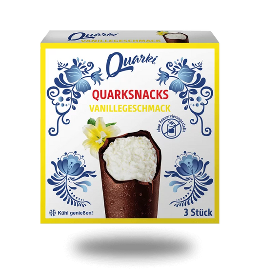 Quarkriegel mit Vanillegeschmack