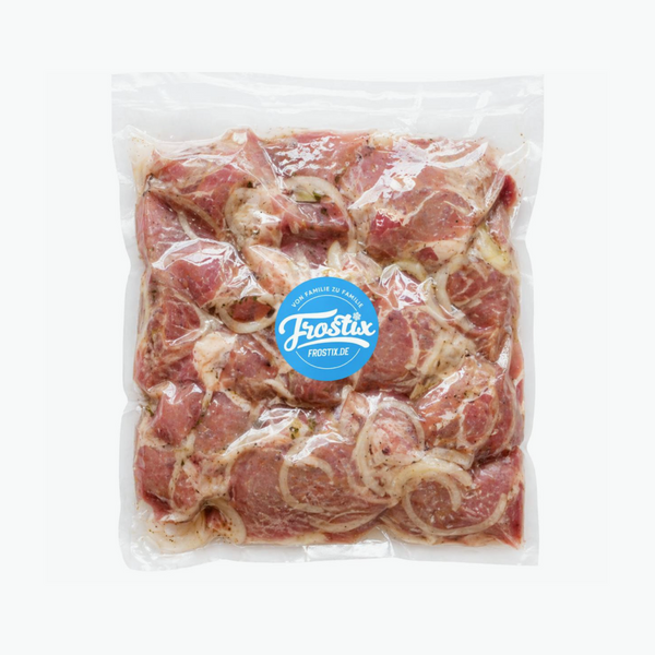 Schweine-Schaschlik „Klassiker“, frisch vom Metzger