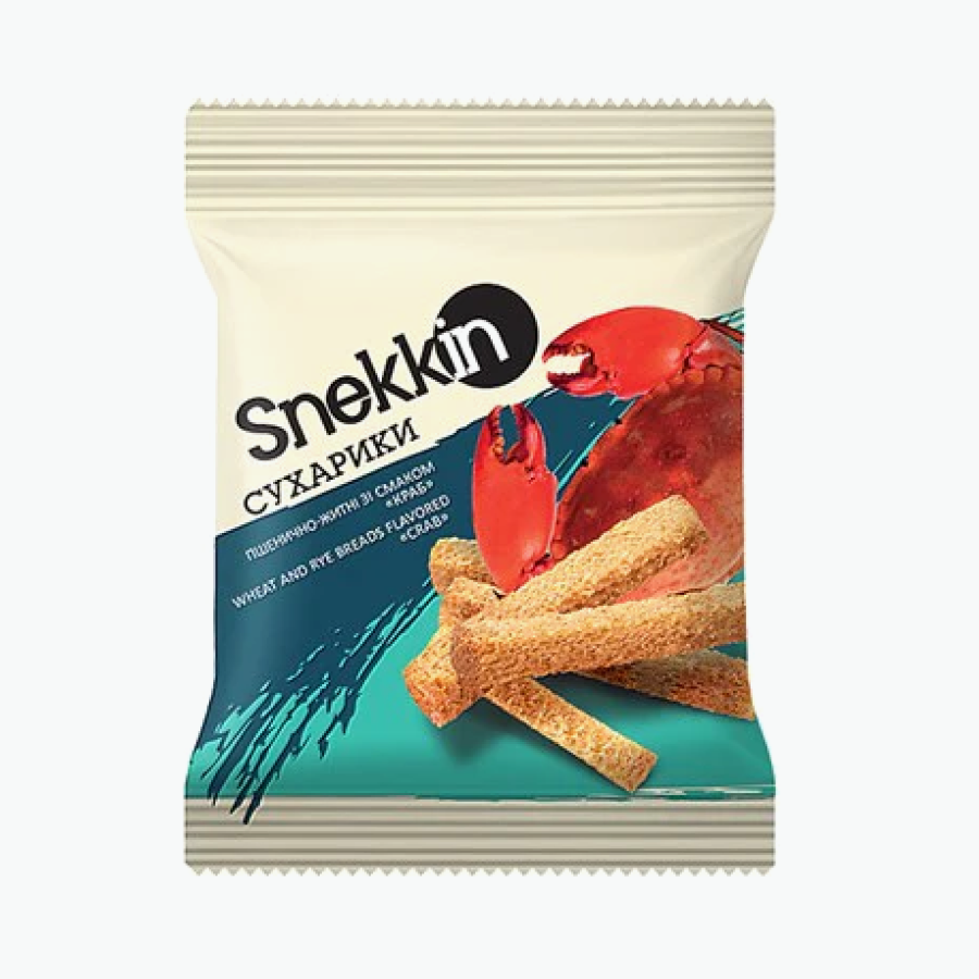 Snekkin Brotcroutons Krabbengeschmack