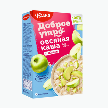 Uvelka Haferflockenbrei mit Apfel