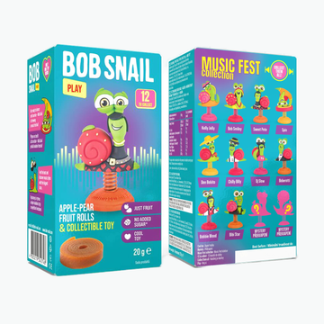 Bob Snail Apfel-Birne Fruchtröllchen +Spielzeug