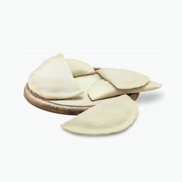 Tschebureki mit Putenfleisch, roh