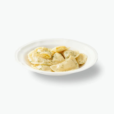 Wareniki mit Kartoffeln und Zwiebeln, handgemacht