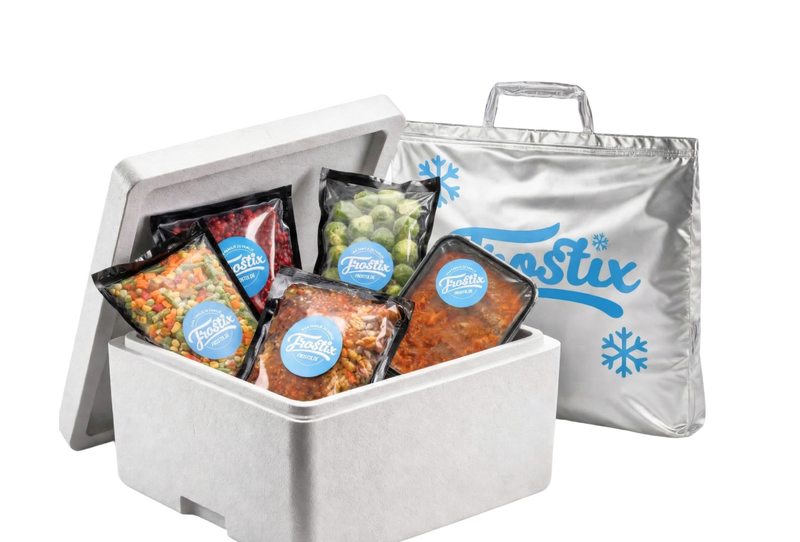 Nach Eingang Ihrer Bestellung stellen wir diese sorgfältig von Hand zusammen und verpacken die Produkte in robuste Thermoboxen mit Kühlelementen und Trockeneis