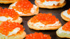 Salmon caviar from wild salmon, Gorbuscha 