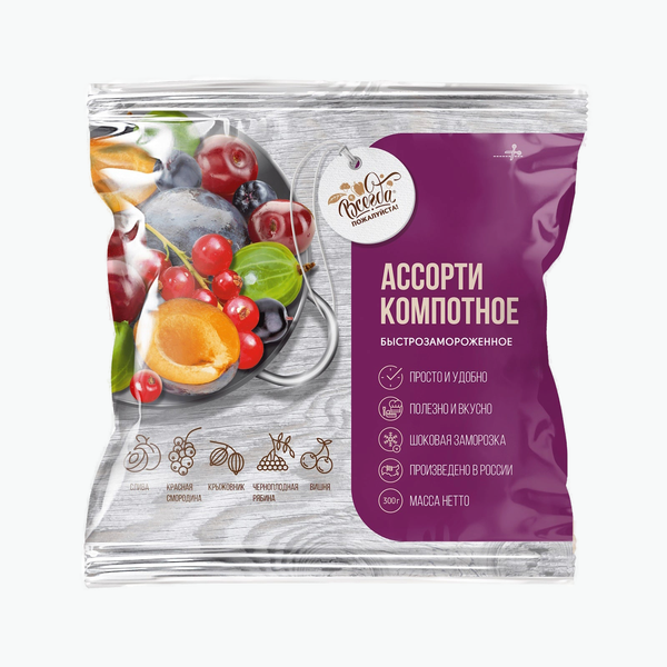 Kompottmischung, tiefgefroren