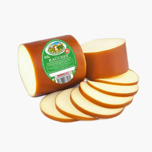 Räucher Schmelzkäse in Wurstform