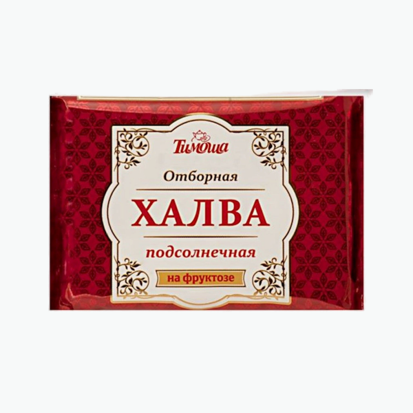 Sonnenblumenhalva mit Fruktose