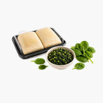 Mini Samsa mit Spinatfüllung