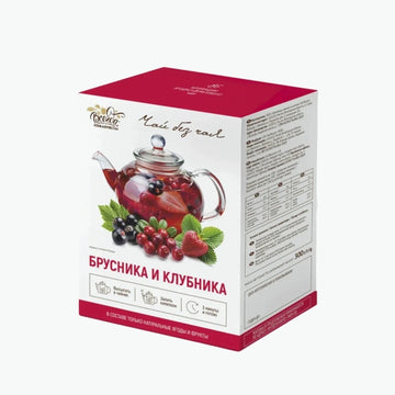 Früchtemischung für Tee, Preiselbeer-Erdbeer